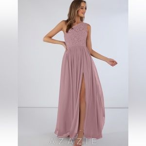 Azazie Demi Dusty Rose Bridesmaid Dress